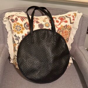 Anthropologie Woven Circle Bag